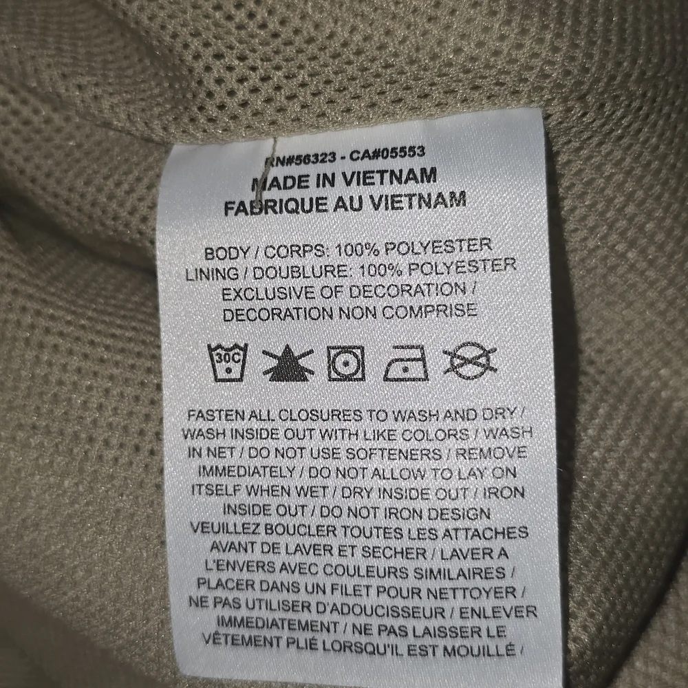 Nike Men's 1/2 Zip Fleece Jacket Tan Cream Pullover Size S